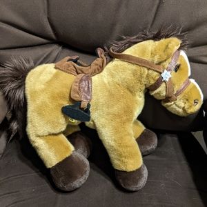 BABW horse with saddle and bridle